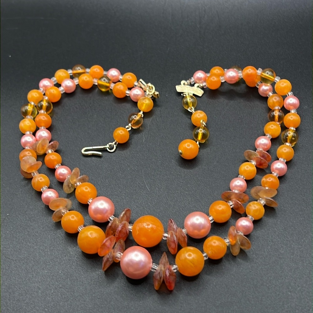 Vintage Japan beaded necklace